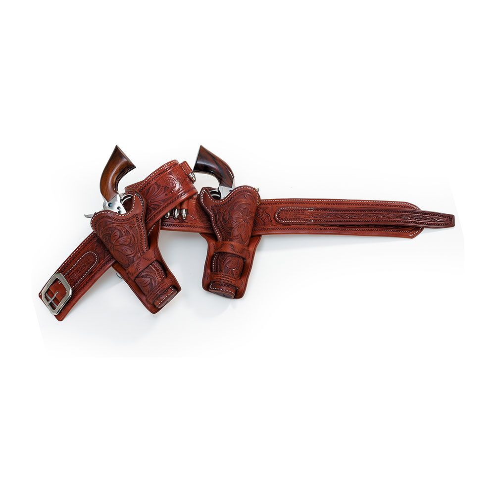 Hand Carved Cheyenne Rig - Belt Only