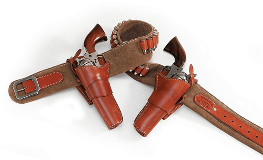 leather gun belt and holster